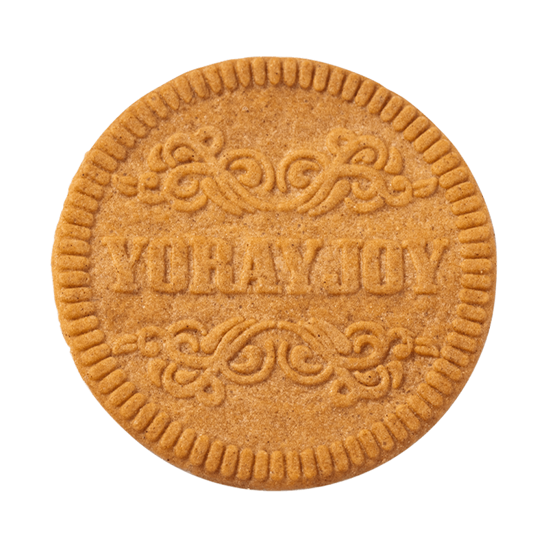 Round Caramel Crispy Biscuits Round Caramel Crispy Biscuits