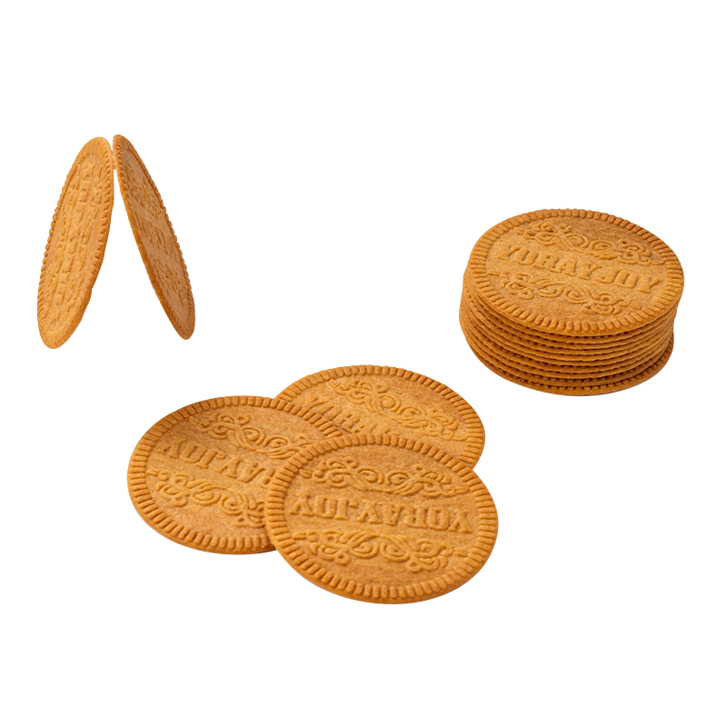 Round Caramel Crispy Biscuits Round Caramel Crispy Biscuits