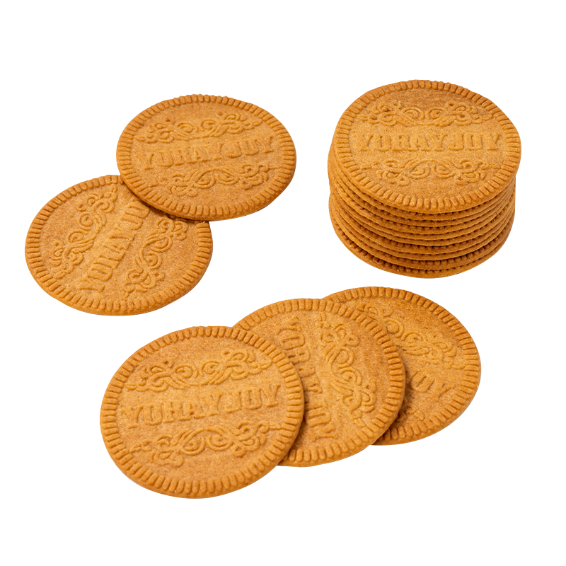 Round Caramel Crispy Biscuits Round Caramel Crispy Biscuits